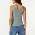 thumbnail image 3 of FAIWAD Tank Tops for Women Summer Sleeveless Ribbed Round Neck Slim Fitted Going out Tops Plus Size Layering Shirts, 3 of 5
