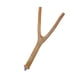 thumbnail image 5 of Soporte de madera para perchas de pájaros, soporte para pájaros trepadores, soporte para pájaros que juegan, perchas para masticar de pie Ahorquillado, 5 of 9