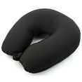 Miami Carryon Microbead Neck Pillow for Supportive Comfort Black