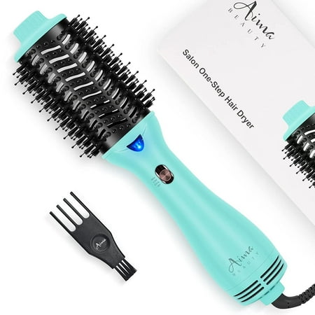 Hot Air Brush Aima Beauty Professional One Step Hair Dryer & Volumizer 4 in 1 Upgrade Anti-Scald Negative Ionic Technology for All Hair Types Light Green Hot Air Brush Aima Beauty Professional One Step Hair Dryer & Volumizer 4 in 1 Upgrade Anti-Scald Negative Ionic Technology for All Hair Types Light Green
