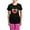 With Pink Pant, variant on CafePress - Watermelon Heart Pajamas - Women's Short Sleeve Print T-Shirt and Pants Dark Cotton Pajama Set