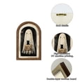 thumbnail image 2 of Vintage Halloween Wall Decor,Spooky Ghost Arch Spooky Decor,Wooden Rustic Double-Layer Halloween Table Decor for Door Frame Shelf Wall Halloween Party Home Decoration - Style A, 2 of 5
