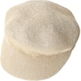 thumbnail image 6 of CoCopeaunts Short Brim Newsboy Hats for Women Adjustable Straw Beret Lady Caps Vintage Artist Painter Hat Visor Beach Hat, 6 of 8