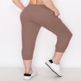 thumbnail image 4 of Women‘s Capri Jogger Lightweight Sweatpants with Pork Chop Pockets Black S, 4 of 5