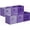 2 Dark Purple & 2 Purple & 2 Light purple-6 Pack, variant on GRANNY SAYS Cube Storage Bins, 11 Inch Fabric Organizer Bins, Collapsible Storage Baskets with Handles, 6-Pack, Pink