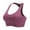 Purple, variant on Sports Bras for Women High Support Moulded Cup High Impact Bras Racerback Workout Running Yoga Bra Black L