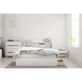 thumbnail image 3 of Aura Queen Size Storage Headboard, White, 3 of 8