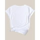 thumbnail image 3 of Camiseta De Verano Para Mujer, Cuello Redondo, Para Mochilero, Vacaciones En La CalleRed Wine High Heels Glamour Graphic Tee - Fashionable Crew Neck, Short Sleeve, Casual Spring & Summer Wear - Wome, 3 of 8