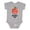 AC-Heather Grey, variant on Apple of My Daddy's Eye Cute Red Apple Boys or Girls Baby Bodysuit
