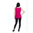 thumbnail image 3 of Womens Tank Tops Summer Sleeveless Round Neck Casual Solid Color Basic Cami Tee Shirts by 1826, 3 of 4