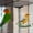 Green, variant on Parrot Perch Rough-surfaced - Quartz Sands Bird Cage Perches for Medium to Large Bird, U Shape Large for Parakeets Finches Parakeet Toys Birdcage Accessories