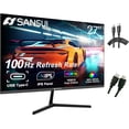 thumbnail image 1 of SANSUI Monitor 27" IPS Computer Monitor,100Hz, USB Type-C FHD 1080P HDR10 Built-in Speakers HDMI DP Game RTS/FPS Tilt Adjustable VESA Compatible (ES-27X3 Type-C Cable & HDMI Cable Included), 1 of 5
