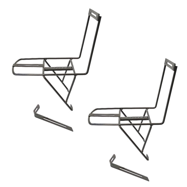 2X Portaequipajes Delantero para Bicicletas Portaequipajes para Bicicletas Portaequipajes Estante para Alforjas para Bicicletas