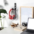 thumbnail image 3 of robuste Wandhaken, J-Haken für die Garage, universelle schwarze Schraubhaken, Garderobenleisten, starke Kleiderhaken, zum Aufhängen, Garage, Wandhalterung für sperrige Gegenstände, 3 of 4
