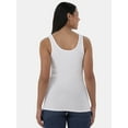 thumbnail image 2 of Time and Tru Women's Rib Tank Top, Sizes XS-XXXL, 2 of 6