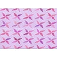 thumbnail image 1 of Ahgly Company Indoor Rectangle Patterned Orchid Purple Area Rugs, 5' x 7', 1 of 6