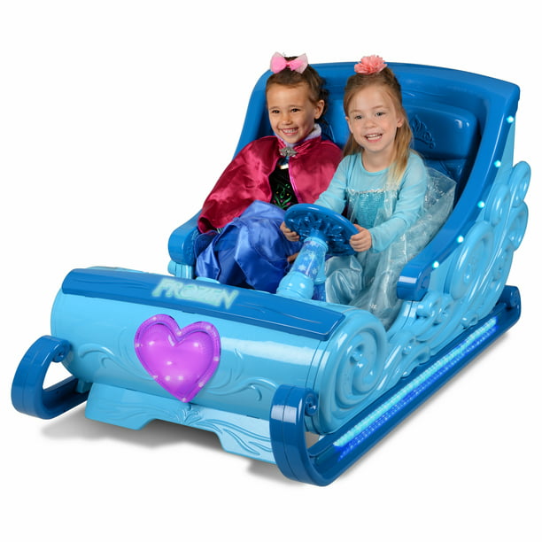 Disney Frozen Sleigh 12-Volt Battery Powered Ride-On for your little Elsa and Anna - Hours of Fun!