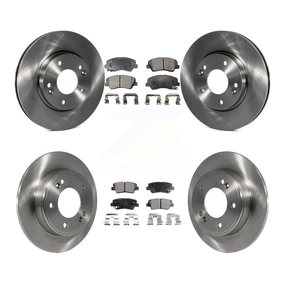 Front & Rear Ceramic Brake Pads Set – Fits Hyundai Accent, Veloster, Elantra GT, Coupe