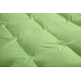 thumbnail image 3 of All-Season Super Soft Comforter Olympic Queen 90 by 98 inch Sage Green Solid, 400 GSM Microfiber, 1 Piece Quilted Box Comforter Set, 3 of 8
