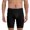 A-Black1252, variant on Mens Seamless Compression Shorts Tight Fit Mid Length Elastic Waist Boxer Briefs Smooth Athletic Workout Shorts