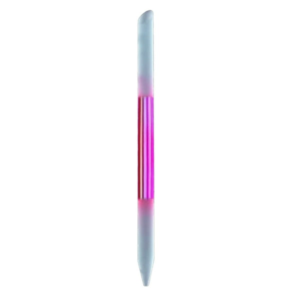 DHARMONAL Glass Double Manicure Stick Cuticle Pusher Nail Care Tool Nail Things Acrylic Nail Kits That Come with Monomer 180/100 Nail Files for Acrylic Nails Curved Nail File Fiberglass Nail Gel