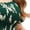 Green, variant on AURA Plus Size A Line Midi Dress High Waisted Pleated Summer Casual Vacation Dress Short Sleeve Square Neck XL 2XL 3XL 4XL