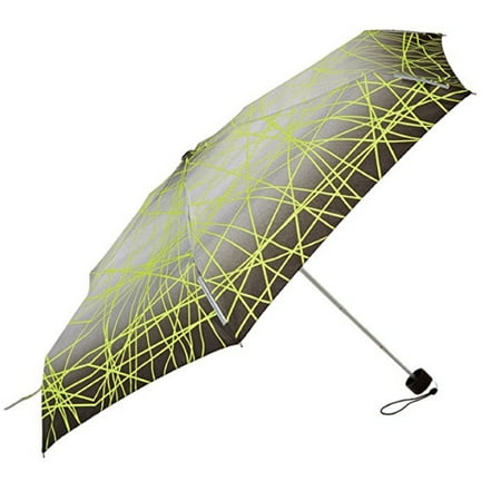 Mini Manual Umbrella - Totes Mini Trekker Umbrella With Manual Open Grey/Green Strength - 41