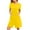 Yellow, variant on Miqool Womens Zipper Front Robes Short Sleeve Bathrobes Lightweight House Coat Soft Nightgowns Loungwear with Pockets