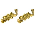 thumbnail image 2 of Wweixi Delightful Christmas Gifts LED Light With Brilliant Lighting Different Length White/Gold Ribbon 10m+100 lights 2Set, 2 of 6