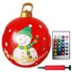 thumbnail image 3 of Bolas navideñas inflables de 24 pulgadas con luces, decoraciones navideñas para exteriores, bolas navideñas gigantes de PVC de 60 cm, decoración navideña, 3 of 5