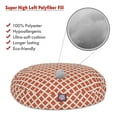 thumbnail image 2 of Majestic Pet | Bamboo Round Pet Bed For Dogs, Removable Cover, Burnt Orange, Small, 2 of 5