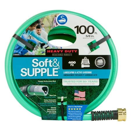 Colorite-swan .63in. x 100ft. Soft & Supple Garden Hose