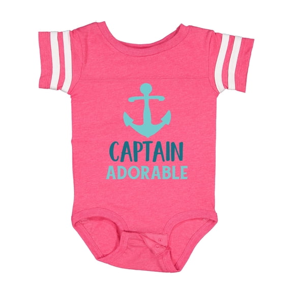 Inktastic Captain Adorable, Boat Anchor, Sailor, Sailing Boys Baby Bodysuit