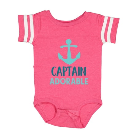 

Inktastic Captain Adorable Boat Anchor Sailor Sailing Gift Baby Boy Bodysuit