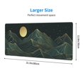 thumbnail image 2 of Alfombrilla de ratón para juegos XL Extended Golden Mountain Line Moon, 2 of 7