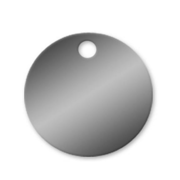 3 inch Stainless Steel Circle Tags - 316 Grade - .022 Thickness - Pack/25