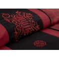 thumbnail image 6 of Chezmoi Collection Tai 7-Piece Red Black Oriental Traditional Jacquard Comforter Set, King Size, 6 of 8