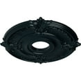 thumbnail image 3 of Ekena Millwork 18"OD x 4"ID x 5/8"P Attica Ceiling Medallion (Fits Canopies up to 5"), Hand-Painted Night Shade, 3 of 6