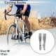 thumbnail image 2 of Calcetines de ciclismo Unique Bargains, secado rápido, absorben sudor, anti-fricción, al aire libre, gris, tamaño M, 1 par, rayas irregulares., 2 of 6