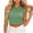 Green, variant on Y2k Going Out Tank Tops for Women Bow Tie Backless Crop Top Sexy Boho Western Country Concert Outfits