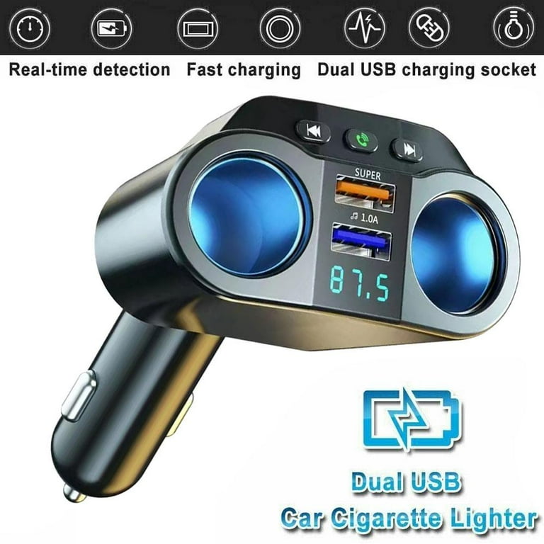Dual USB Car Charge Cigare socket Lighter Fast Car Hot✨ Best~ Adapter Power  A2C1