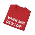 thumbnail image 4 of I Put My Baby On My Hip | When She Dips Unisex Softstyle T-Shirt, 4 of 4