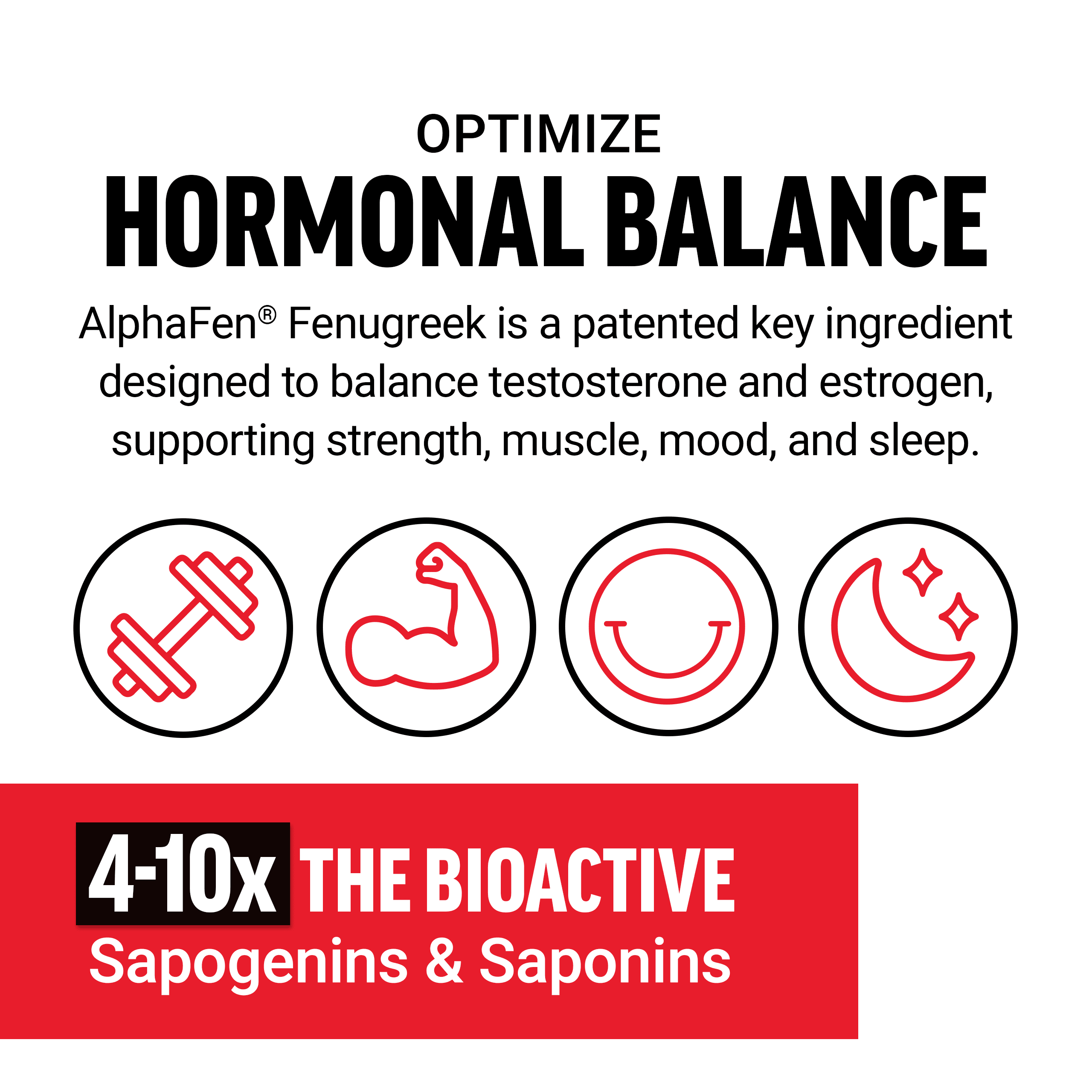 Force Factor Test X180 Surge Testosterone Booster for Men, Supports Lean Muscle, Strength, Energy, and Libido with Fenugreek and Black Maca, 60 Capsules