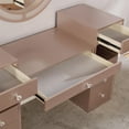thumbnail image 5 of Furniture of America Sparke Wood 3-Piece Vanity Set with LED in Pink, 5 of 7