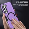 thumbnail image 5 of Magnetic Phone Case for Samsung Galaxy S23 Compatible for Magsafe, Military-Grade Shockproof Protective Case with Built-in Magnet Circle for Samsung Galaxy S23, MS Purple, 5 of 18