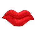thumbnail image 1 of AMLESO Lip Shape Throw Pillow Comfortable Valentines Day Decor for Dorm Hotel Couch Red, 1 of 8