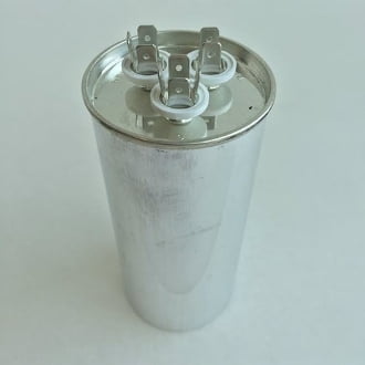 DAYTON 2MEE9 Dual Run Capacitor,35/5 MFD,4 5/8"H 
