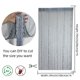 thumbnail image 2 of Panel de cuentas divididas Curtain Ave, 100 x 200 cm, color plateado, 2 of 7