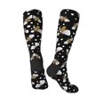 thumbnail image 4 of Bingfone Compression Socks For Women And Men Long Socks For Running Athletic Cycling Nurse-Honey Bees At Night, 4 of 9