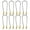 B, variant on Electric Curling Roller Replacement Clips - 8pc U-Shaped Fixed Clips, Heat-Resistant, Universal for Hot Rollers, Durable
